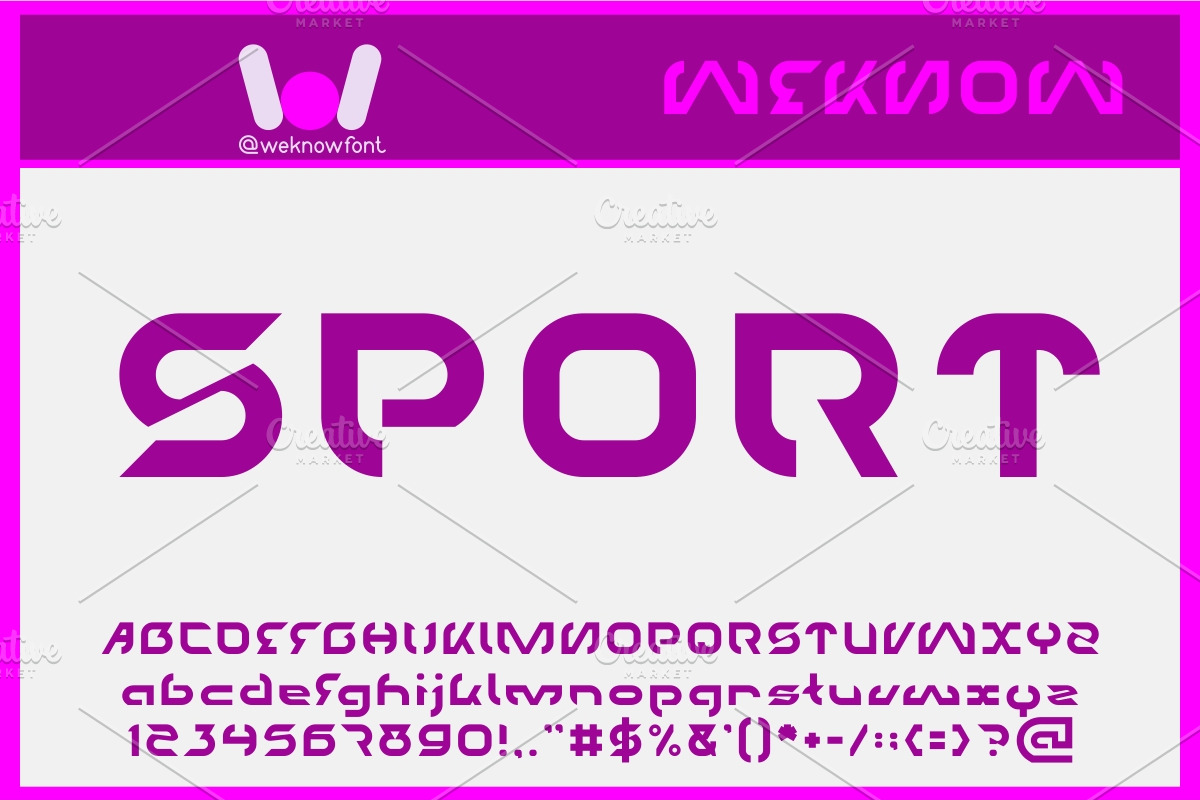 techno font, a Font by weknow (Photo 1 of 5)