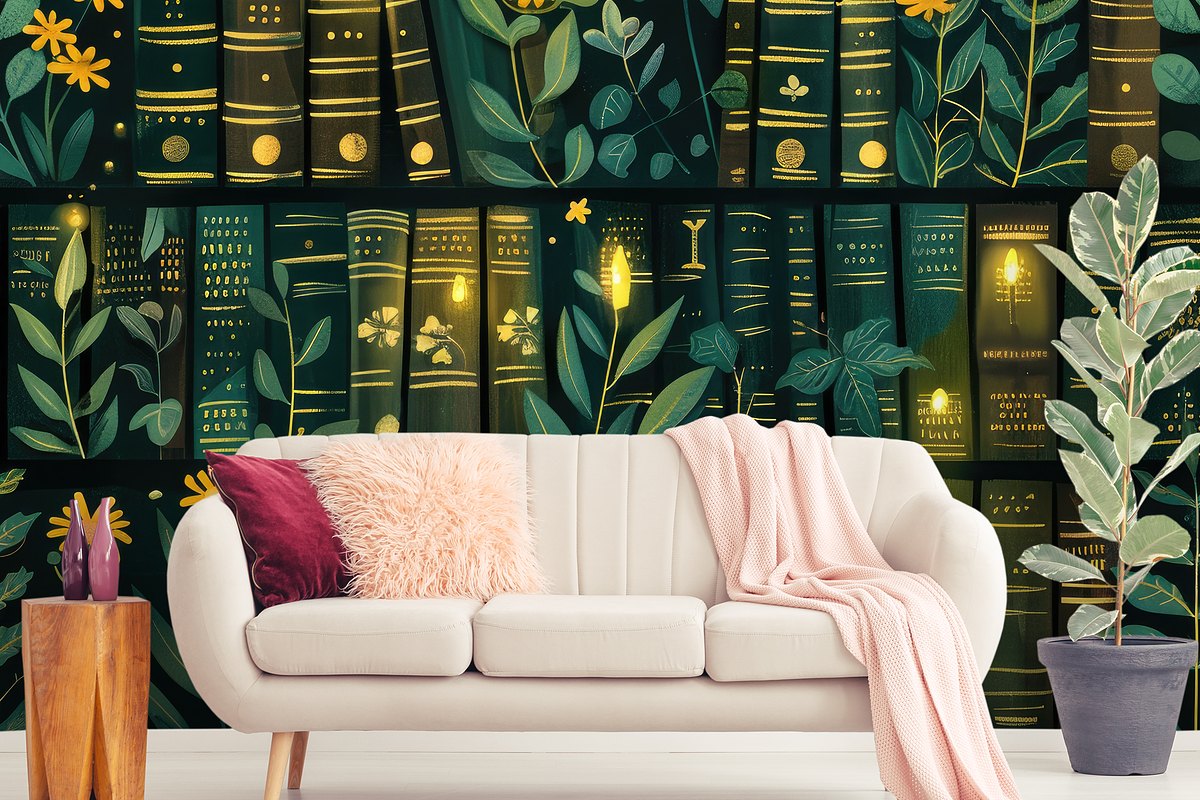 Mystical Library Seamless Patterns