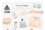 Winter Watercolor Graphic Set-Jolly, a Decorative Illustration by Graphic Box (Thumbnail 7 of 8)