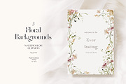 Subtle delicate peach & pink flowers, a Decorative Illustration by Grace Noboa Illustrations (Thumbnail 2 of 10)