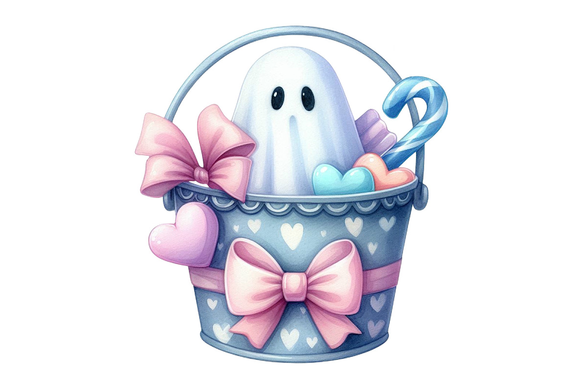 Cute Pastel Spooky Halloween PNG, an Illustration by Designking (Photo 4 of 4)