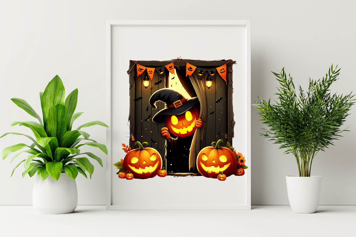 Halloween Peeking Animal Sublimation, an Illustration by SVGArt (Photo 4 of 8)