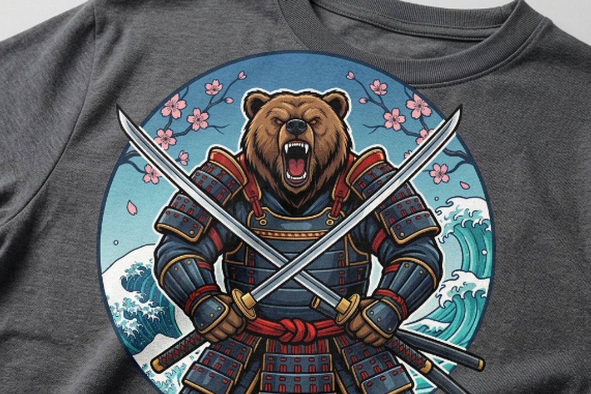 Gangster Bulldog Hoodie Art, a Shirt Mockup by Vector Stall (Photo 7 of 13)