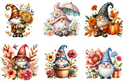 Birth Month Flower Gnome Sublimation, an Illustration by cherrydesign (Thumbnail 2 of 3)