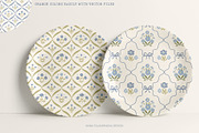Cottage Dreams patterns, frames, bow, a Pattern Graphic by Cozy pattern shop (Thumbnail 9 of 12)