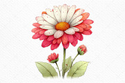 Whimsical Spring Flower Clipart, an Illustration by Craft Nest (Thumbnail 10 of 11)