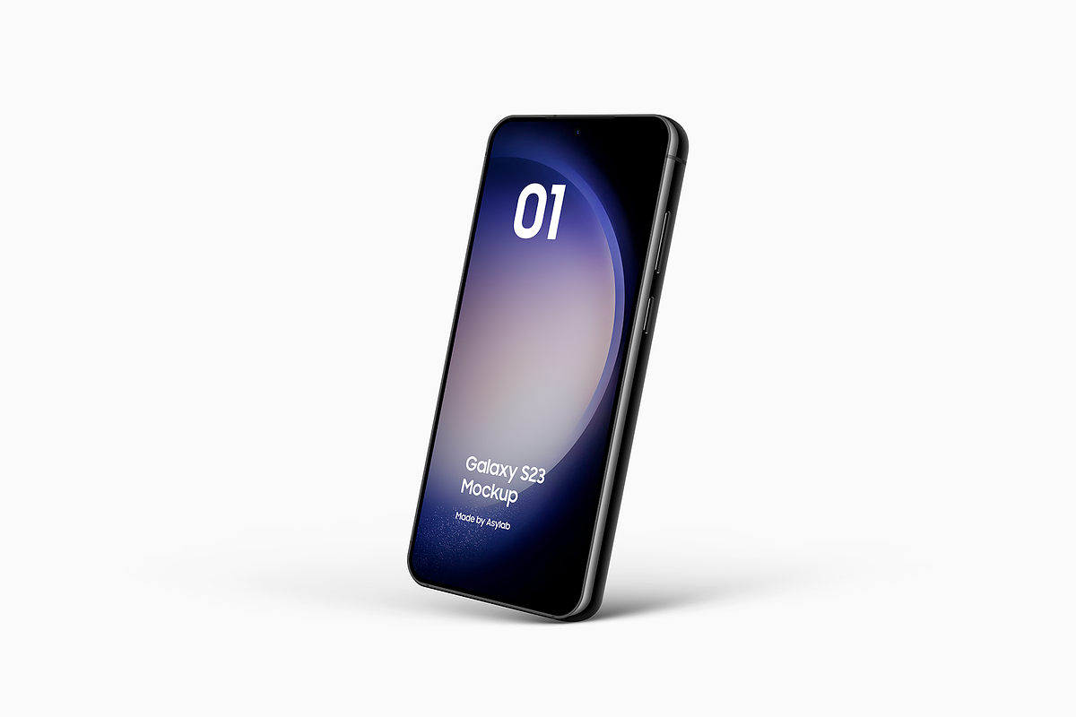 Galaxy S23 - 21 Mockups Scenes, an Android Mockup by Asylab (Photo 35 of 40)