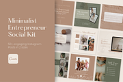 Minimalist Instagram Kit | Canva, a Social Media Template by LRG Designs (Thumbnail 1 of 4)