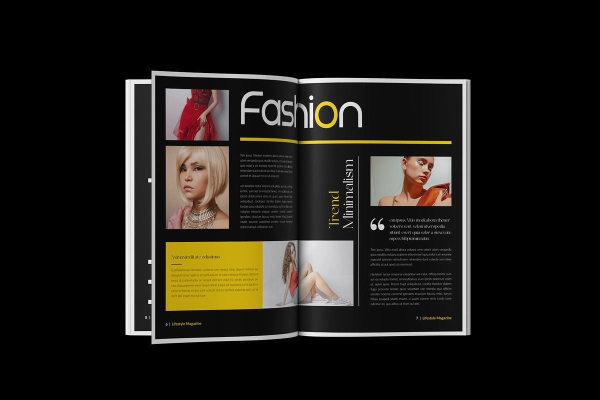 The Lifestyle Magazine Template, a Magazine Template by NorthPeak (Photo 4 of 9)