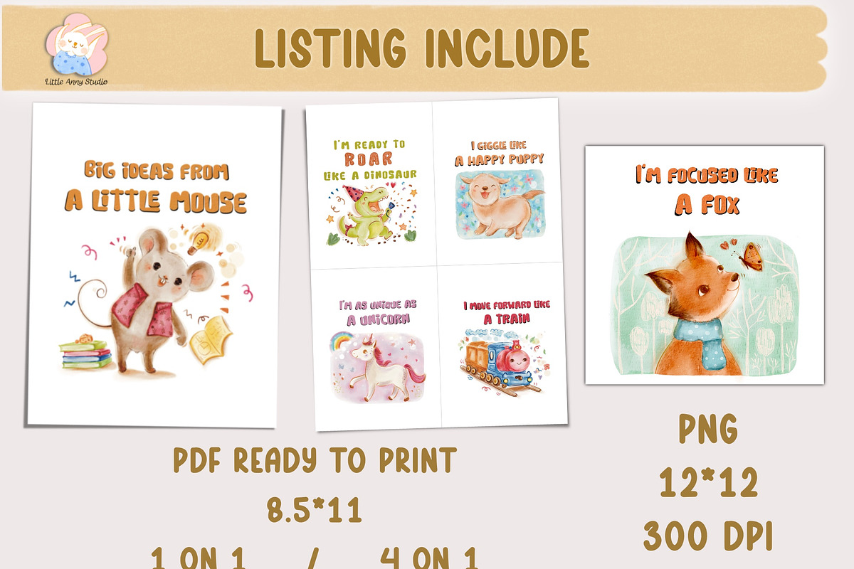 20 Positive Affirmation Posters preview 6