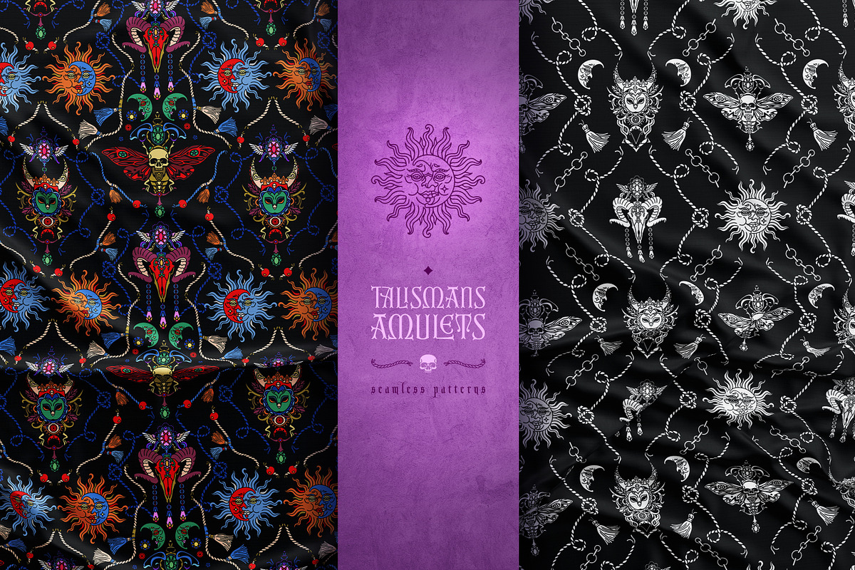 Talismans amulets. Magic boho summer, a Decorative Illustration by OlgaSoi007 (Photo 10 of 10)