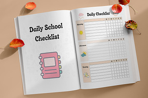 Kids Daily School Checklist Schedule