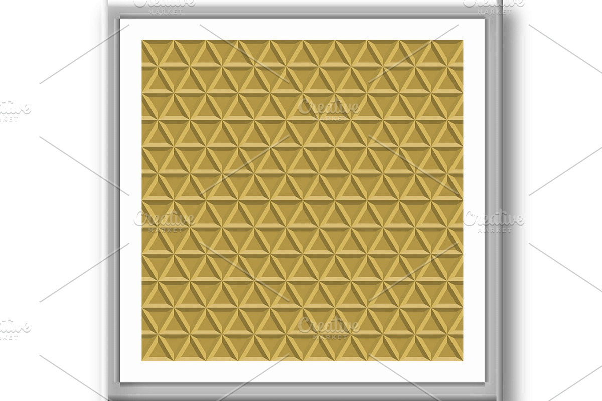 Geometric Seamless Pattern With 3D, a Pattern Graphic by FineArtStudio (Photo 3 of 3)