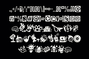 Punk Of Sad Font, a Symbol Font by Marvadesign (Thumbnail 7 of 8)