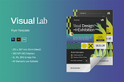 Visual Lab - Flyer, a Flyer Template by StreaksideStd (Thumbnail 1 of 3)