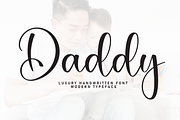 Daddy | Script Font, a Handwritten Font by Scratchones (Thumbnail 1 of 8)
