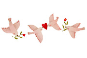 Peace Dove Clipart Set, Anti War, an Object Graphic by the_myro (Thumbnail 2 of 6)