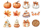 Pumpkin Baby Shower PNG, a Seasonal Illustration by CitraGraphics (Thumbnail 2 of 4)