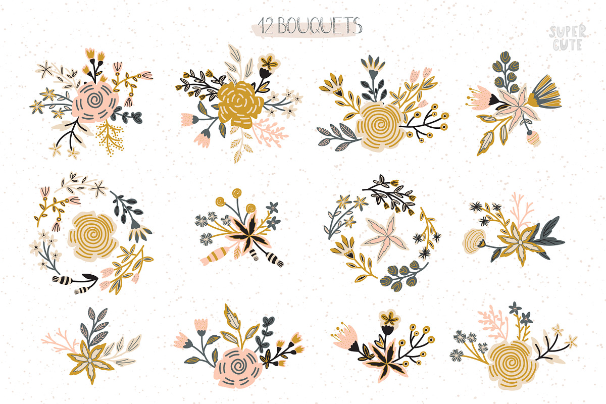 Cute Butterfly 120+ elements, a Decorative Illustration by BAGIRA | Studio (Photo 5 of 9)