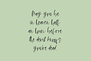 Slainte Script, a Handwritten Font by Beck McCormick (Thumbnail 7 of 10)