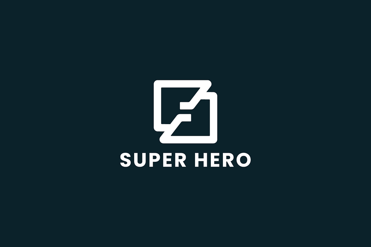 Super hero logo, a Branding & Logo Template by gagego (Photo 2 of 2)