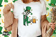 St Patrick’s Day Skeleton PNG, an Illustration by Daily.Designs (Thumbnail 5 of 5)