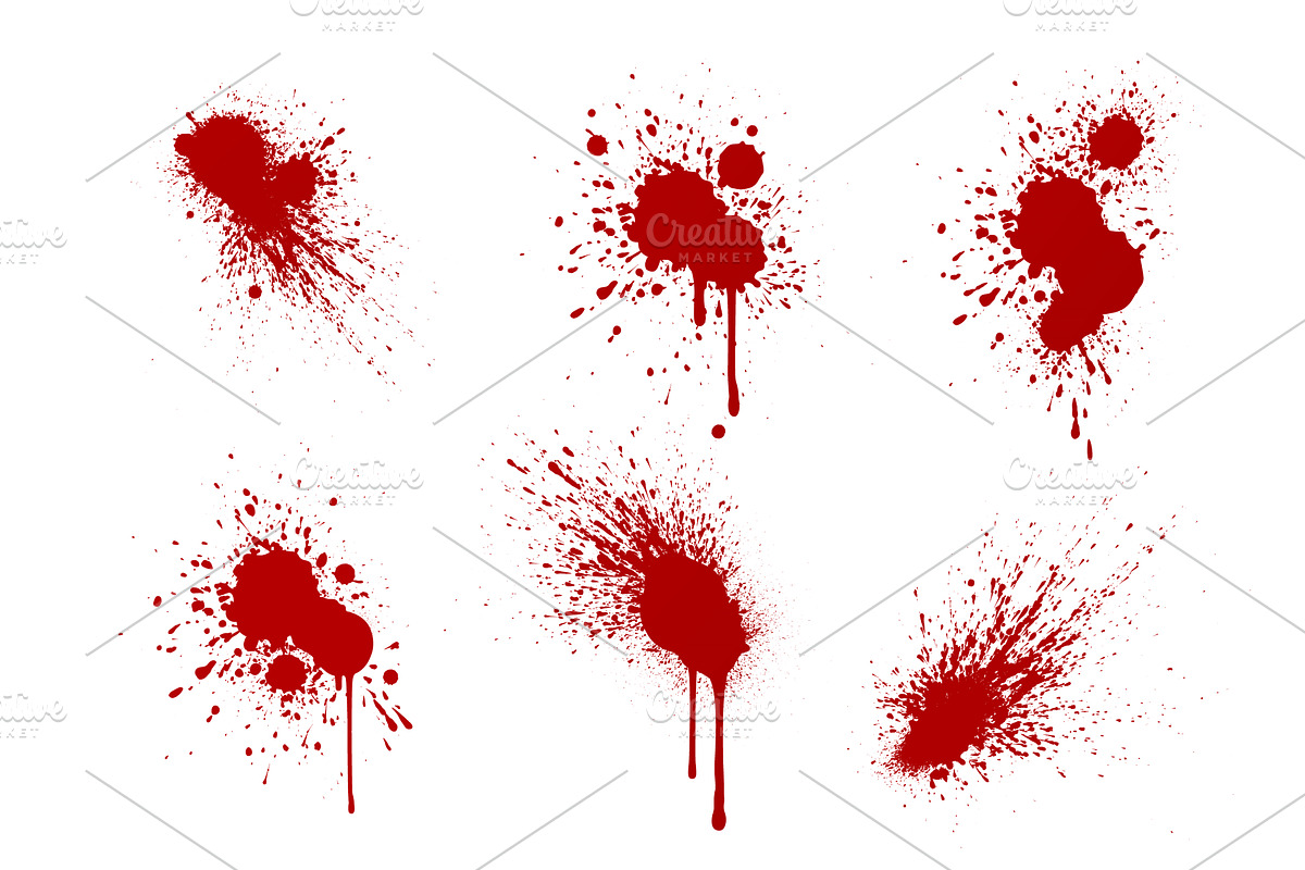 Blood splash collection, an Object Illustration by art PVP - market