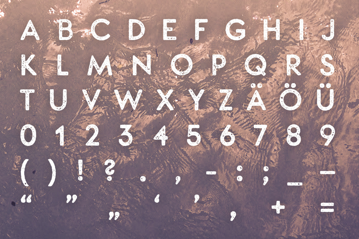LORE TEXTURE -Geometric Capital Font preview 5