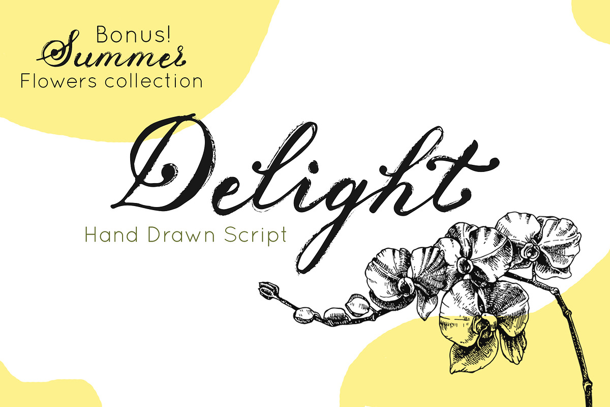 Delight Grunge Handwritten Font