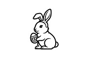 Easter Bunny Vector Bundle, an Illustration by Designs_River (Thumbnail 19 of 51)
