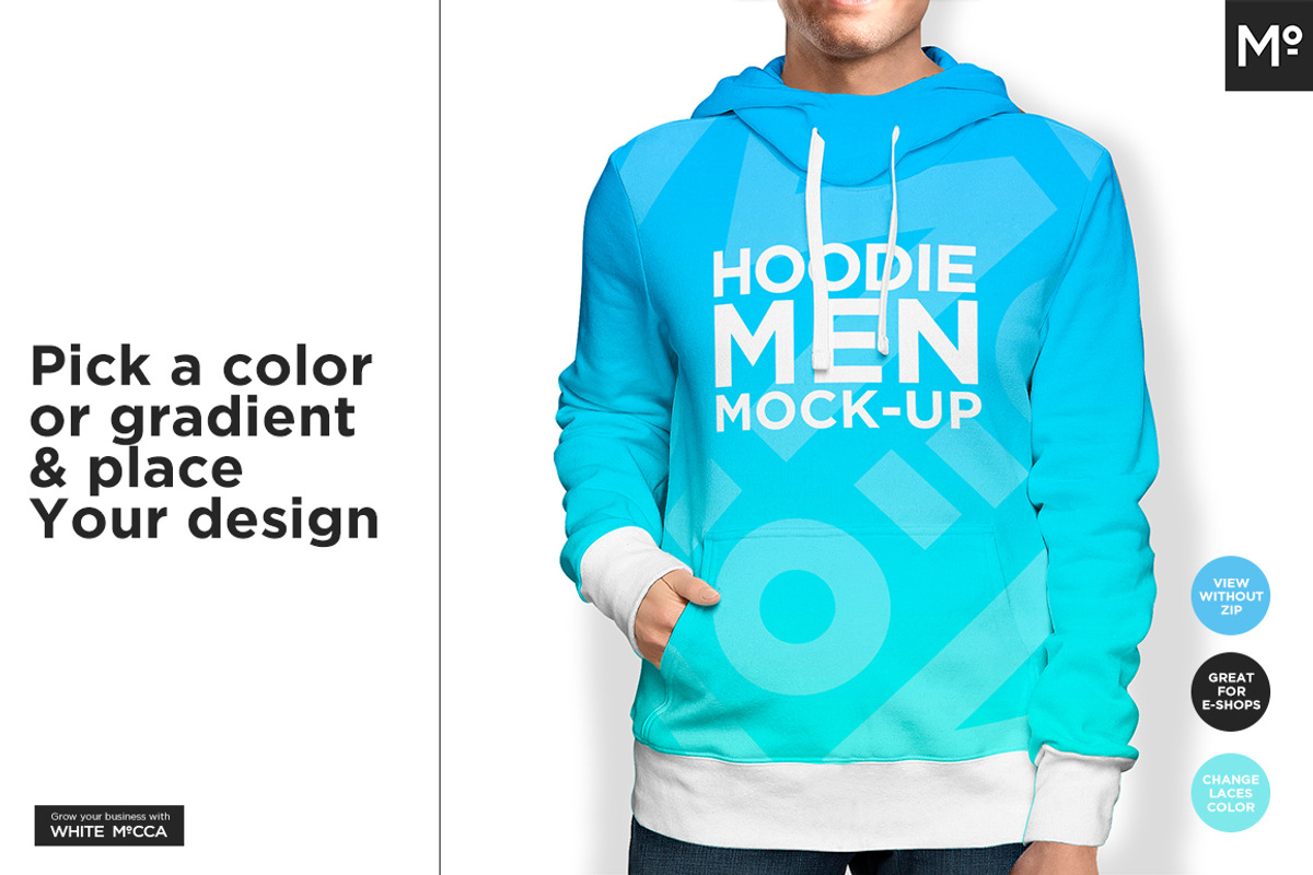 10xWomen & Men Hoodie Types Mock-ups, a Hoody Mockup by Mocca Mockups Store (Photo 13 of 15)