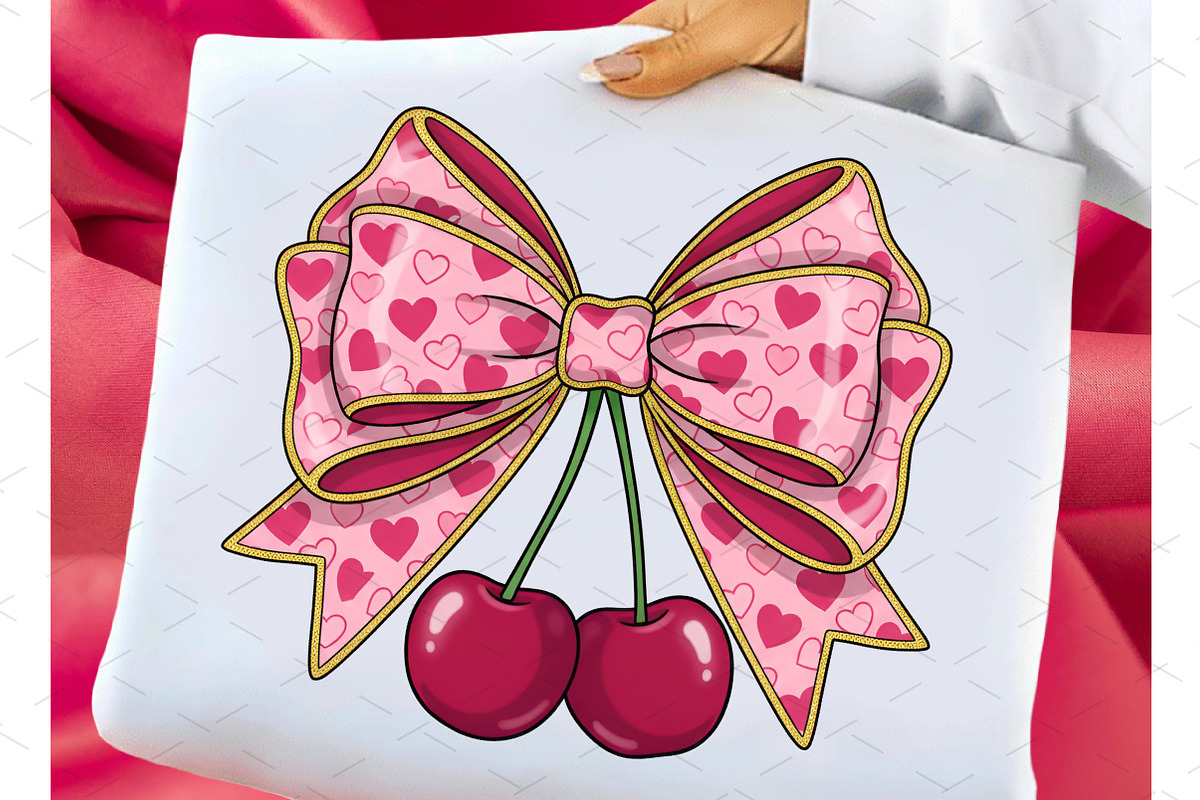 Cherry Love Png,Valentines Png, a Graphic by Libby Wishes (Photo 1 of 7)