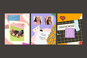 Pinelope Playful Instagram Templates, a Social Media Template by rainbojelia (Thumbnail 3 of 18)