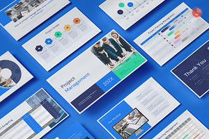 Project Management PowerPoint, a Presentation Template by Pixslides