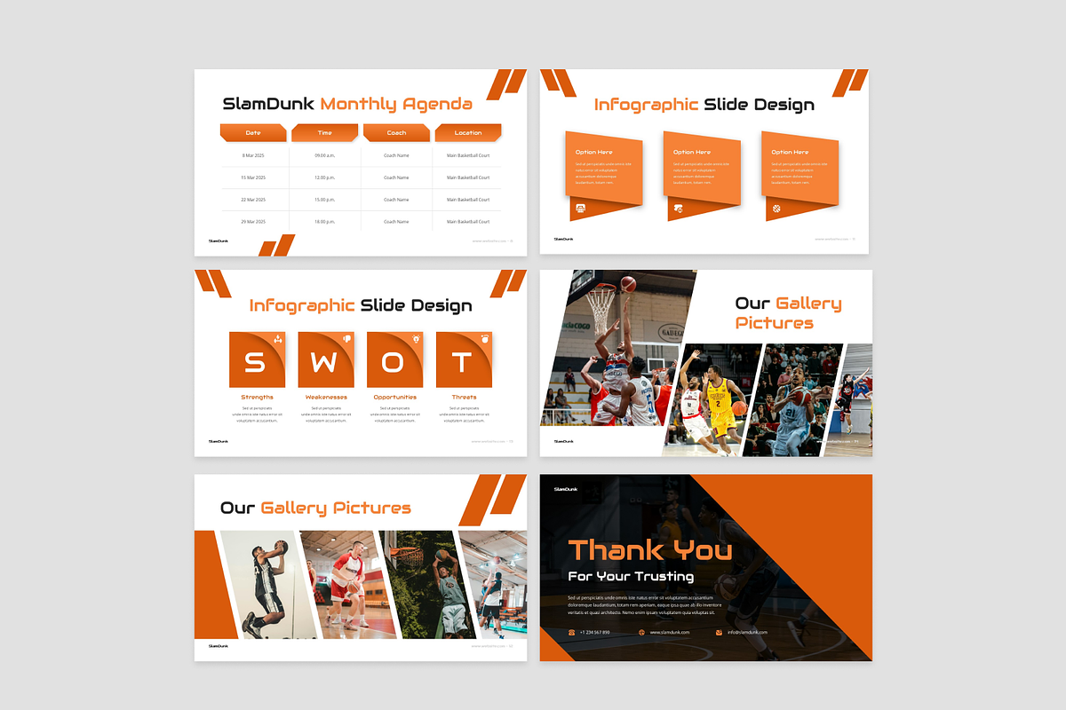 Basketball Presentation, a Presentation Template by Annora Studio (Photo 2 of 7)