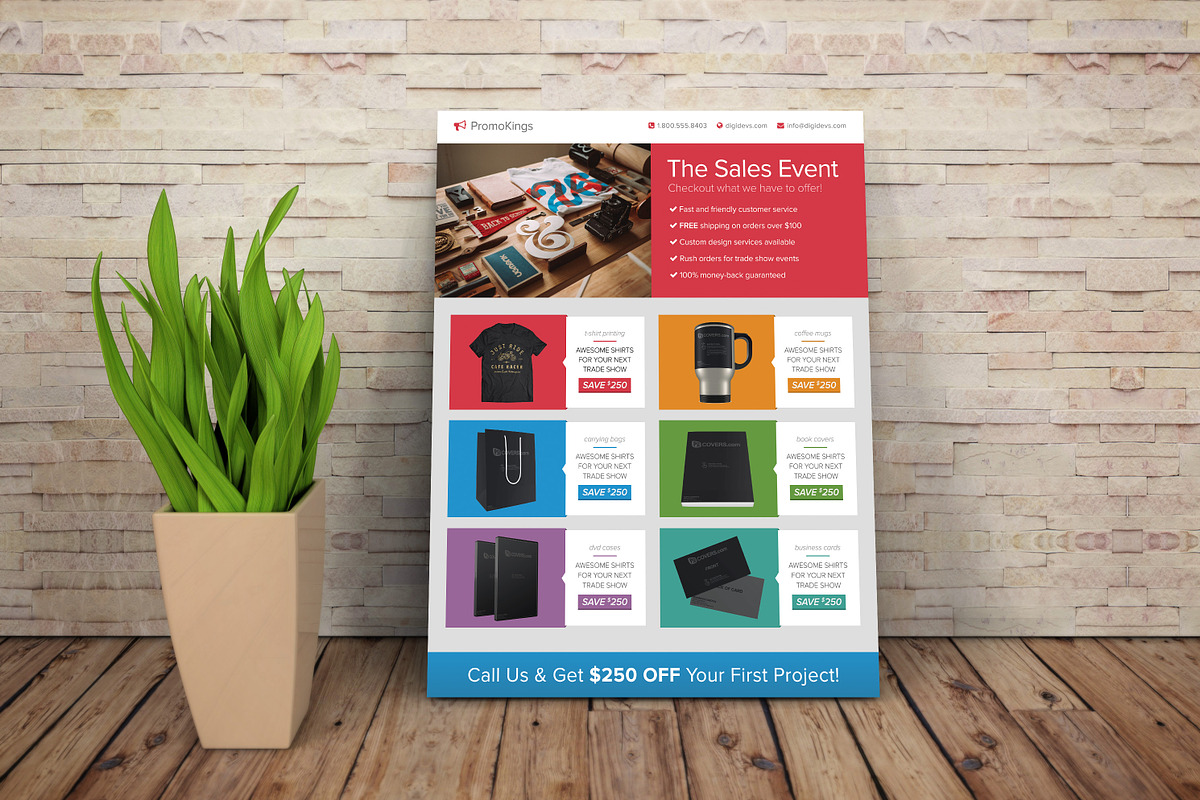 Promotion Marketing Flyers, a Flyer Template by Creativenauts (Photo 3 of 4)