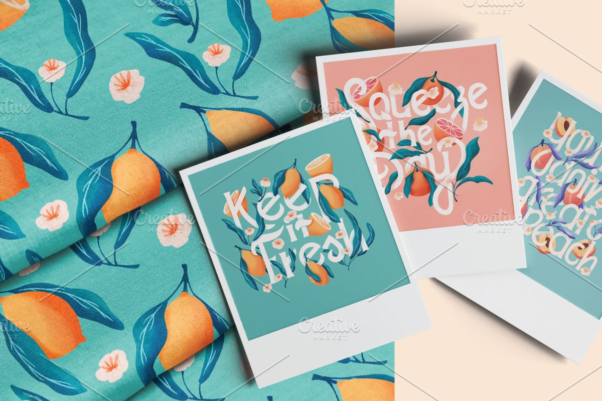 Patterns & Lettering - 53 files, a Pattern Graphic by Blue Lela Design (Photo 2 of 18)