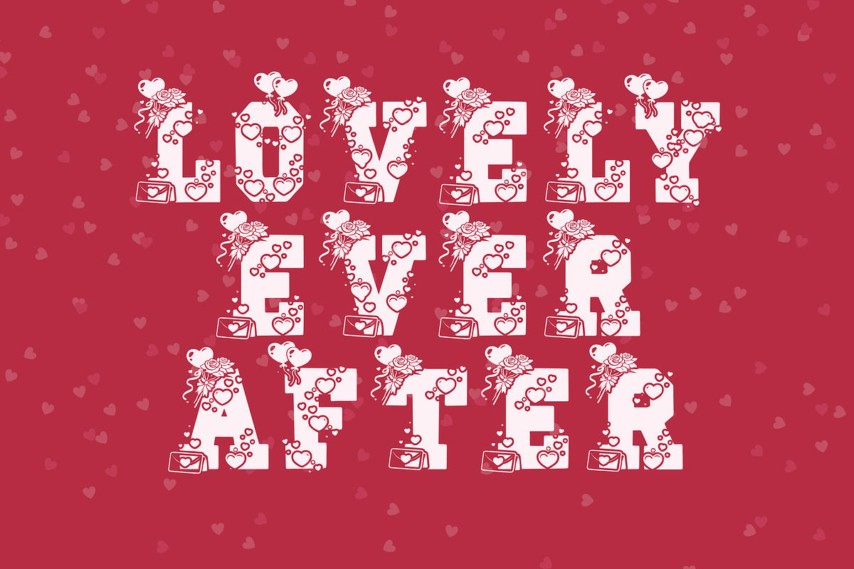 Blockton Valentine, a Serif Font by Dm Studio (Photo 8 of 10)