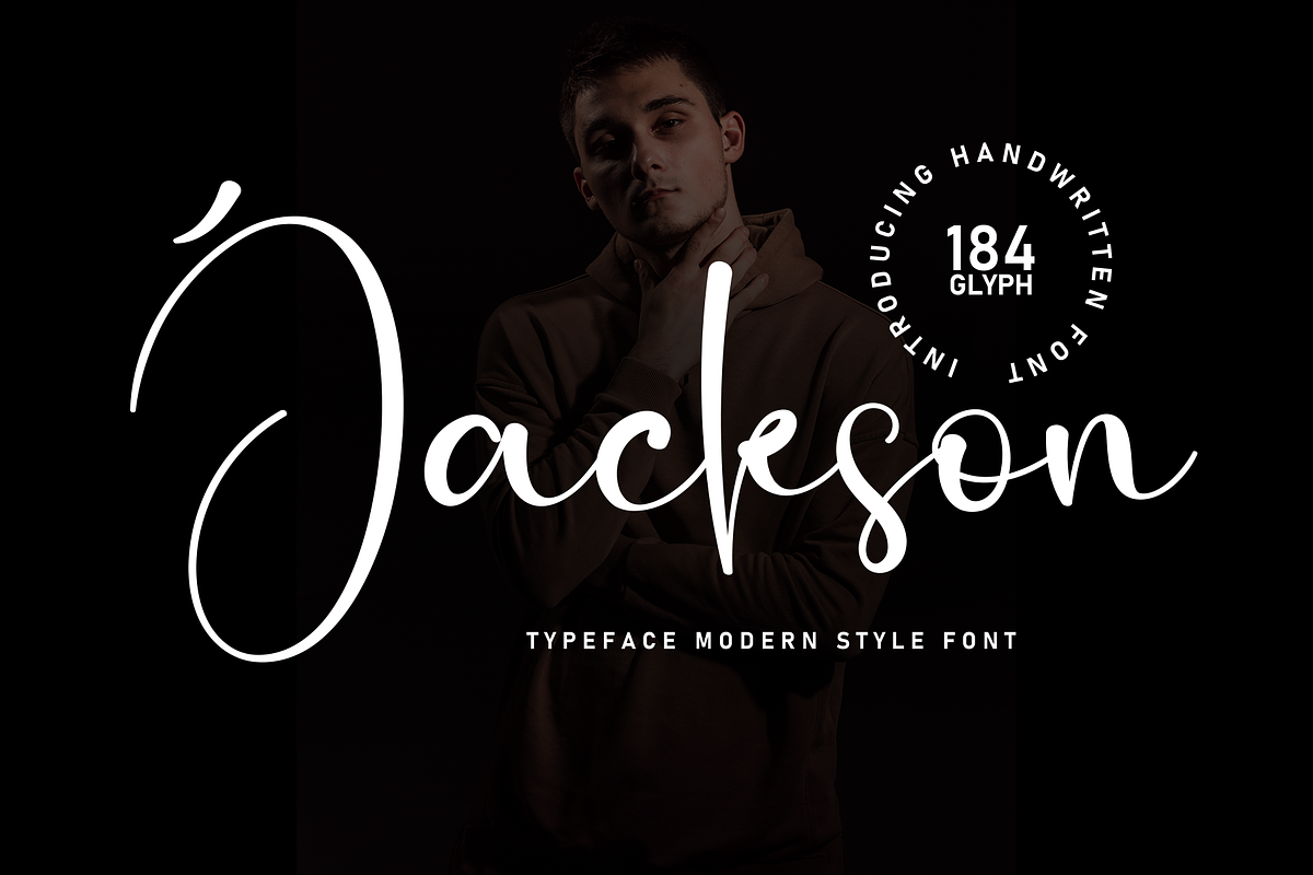 Jackson | Script Font, a Handwritten Font by Scratchones (Photo 1 of 8)