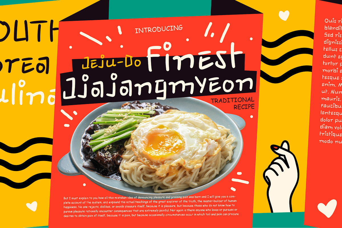 Hwaiting Handwriting - Korean Vibes, a Font by Konstantine Studio (Photo 5 of 13)