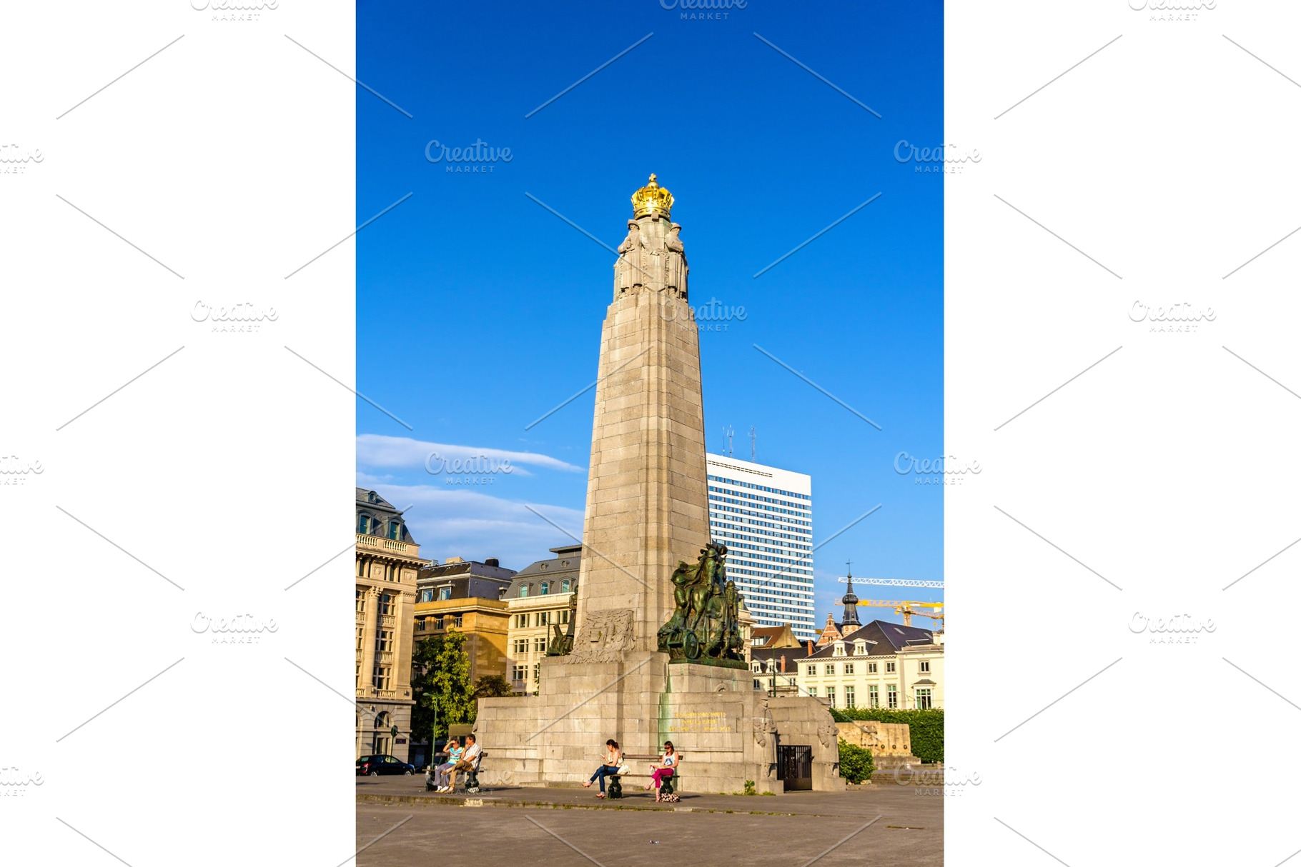 The infantry memorial of brussels belgium featuring brussels, memorial, and, an Architecture Photo by Leonid Andronov