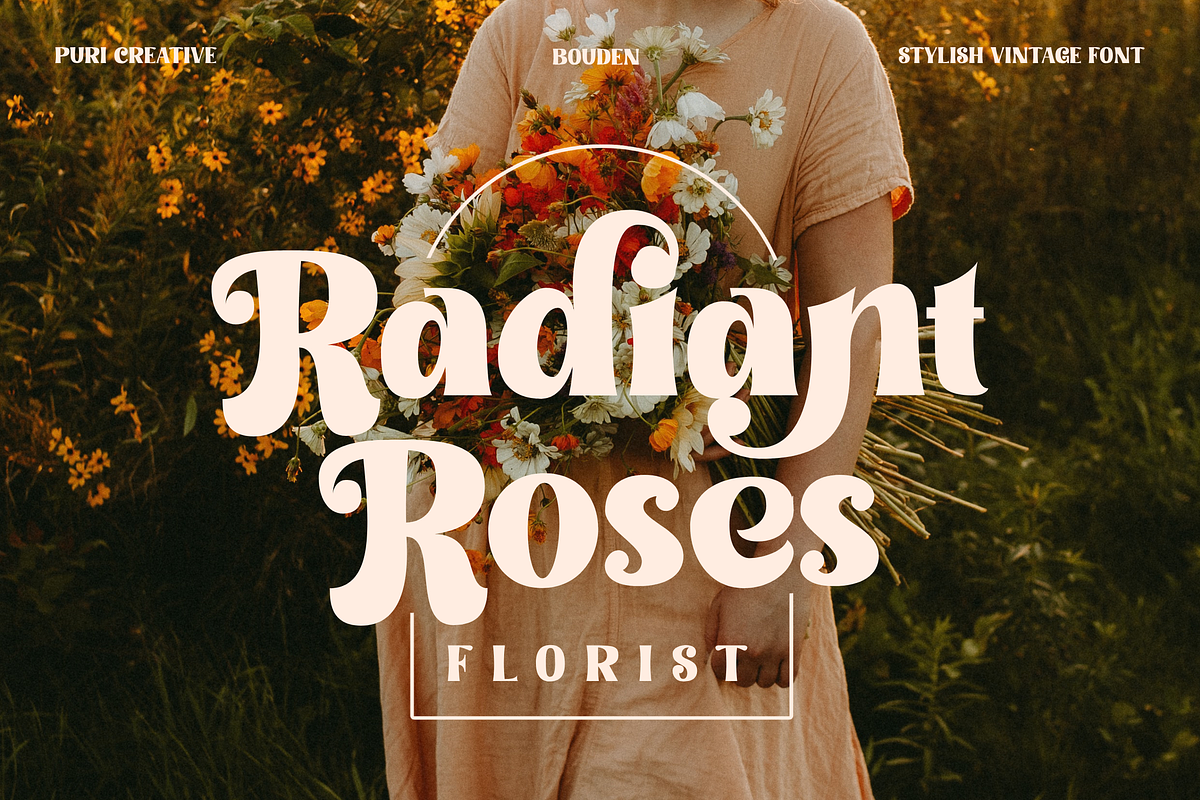 Bouden - Stylish Vintage Font, a Handwritten Font by PuriCreative (Photo 5 of 10)