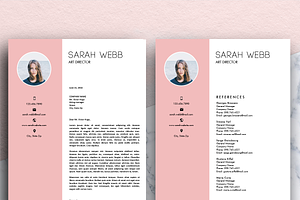 Resume Template MS Word Sarah