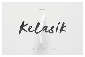 Kelasik Handmade Font