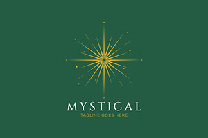 Mystical Celestial Star Logo Sparkle, a Branding & Logo Template by Signatoro