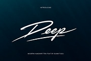 Deep Handwritten Font, a Font by sunnytudu (Thumbnail 1 of 10)
