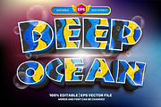 Ocean Cartoon 3D Text Effect, a Brushes & More by Agung Kreatif (Thumbnail 4 of 9)