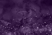 Purple Watercolor Galaxy Glitter, a Texture Graphic by Digital Curio (Thumbnail 3 of 5)
