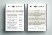 Resume Template 4 Pack | CV Template, a Resume Template by Refinery Resume Co. (Thumbnail 2 of 3)