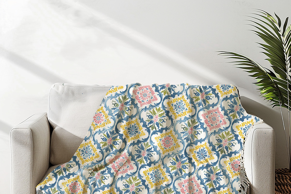 Antique Mediterranean Arabesque, a Pattern Graphic by Olya Creative (Photo 11 of 11)